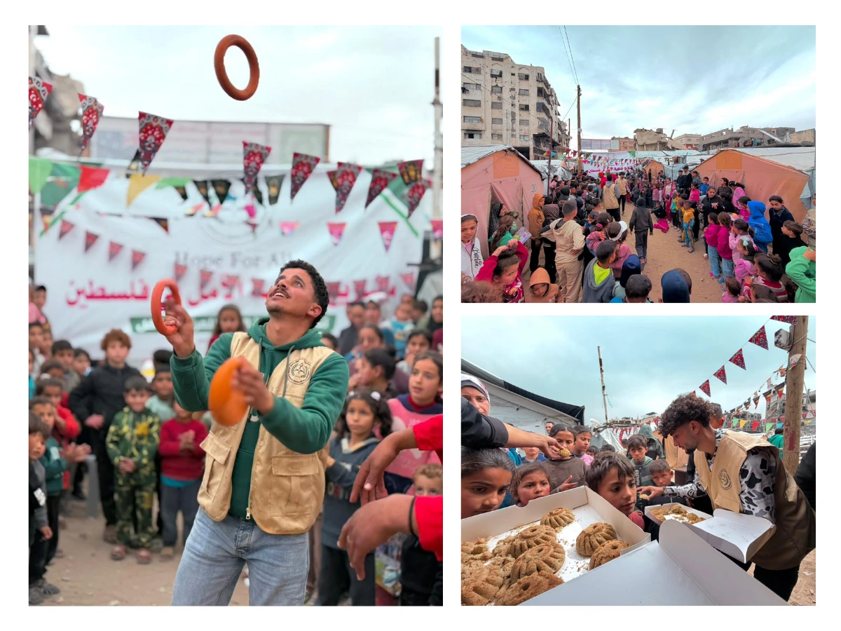 On The Happy Morning of Eid , Laughter Found Its Way Back to the Camps
