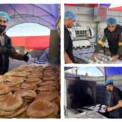Bread Baked Daily, Hope Shared Widely in Gaza Displacement Camps